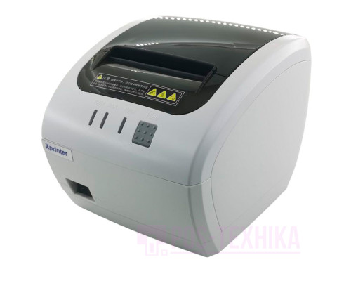 Принтер чеків Xprinter XP-Q260III (Ethernet+RS232+USB, 80 мм, чорний, з обрізувачем)