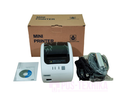 Принтер чеків Xprinter XP-Q260III (Ethernet+RS232+USB, 80 мм, чорний, з обрізувачем)