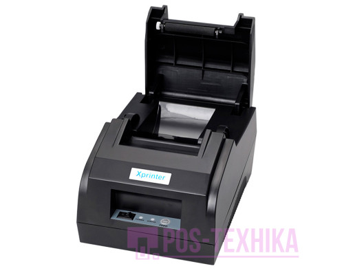 Принтер чеків Xprinter XP-58IIL (USB, 58 мм, чорний, без обрізувача)