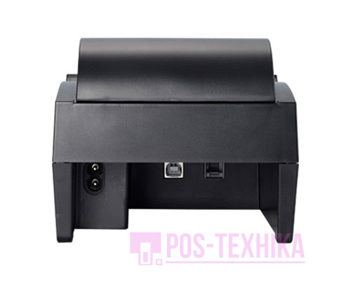 Принтер чеків Xprinter XP-58IIH (USB, 58 мм, чорний, без обрізувача)