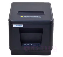 Принтер чеків Xprinter XP-A160H (USB, 80 мм, чорний, з обрізувачем)