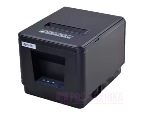 Принтер чеків Xprinter XP-A160H (USB, 80 мм, чорний, з обрізувачем)