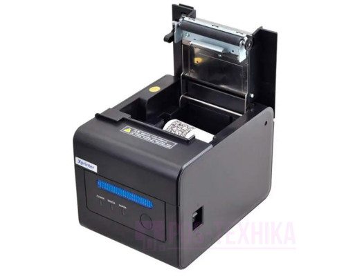 Принтер чеків Xprinter XP-C300H (Ethernet+RS232+USB, 80 мм, чорний, з обрізувачем)