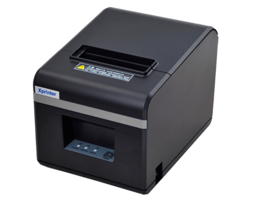 Принтер чеків Xprinter XP-N160II (WiFi+USB, 80 мм, чорний, з обрізувачем)