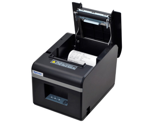 Принтер чеків Xprinter XP-N160II (WiFi+USB, 80 мм, чорний, з обрізувачем)