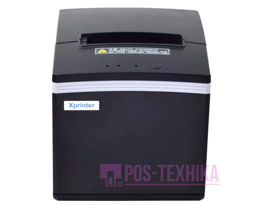 Принтер чеків Xprinter XP-N260H (Ethernet+RS232+USB, 80 мм, чорний, з обрізувачем)