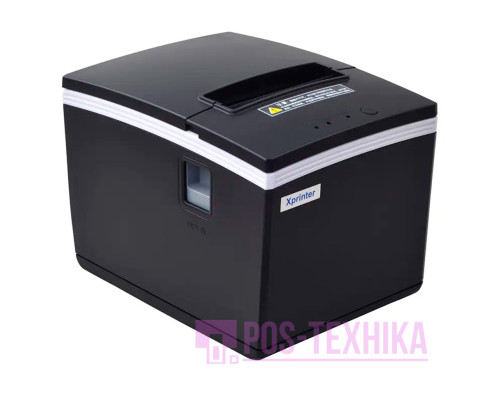 Принтер чеків Xprinter XP-N260H (Ethernet+RS232+USB, 80 мм, чорний, з обрізувачем)