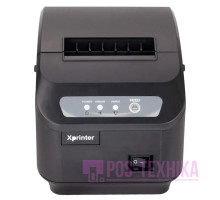 Принтер чеків Xprinter XP-Q200II (USB+RS232, 80 мм, чорний, з обрізувачем)