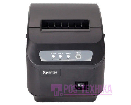 Принтер чеків Xprinter XP-Q200II (USB+RS232, 80 мм, чорний, з обрізувачем)