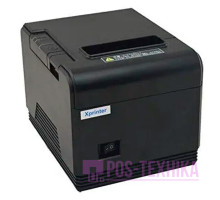 Принтер чеків Xprinter XP-Q200 (Ethernet+USB, 80 мм, чорний, з обрізувачем)