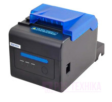 Принтер чеків Xprinter XP-C300H (Ethernet+RS232+USB, 80 мм, чорний, з обрізувачем)