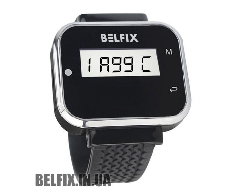 Пейджер-годинник для офіціантів та персоналу BELFIX-P02BK