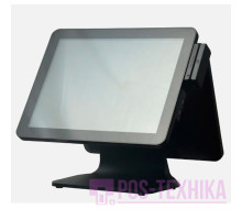 POS термінал Detaik DTK-AIO1568 з додатковим монітором 15  (J3455,8G/128G,15"+15",MSR)