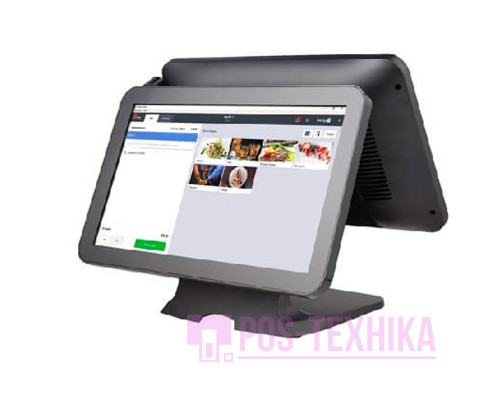 POS термінал Detaik DTK-AIO1568-J6412 пластиковий широкоформатний з додатковим монітором 15,6  (J6412,8G/128G,15,6